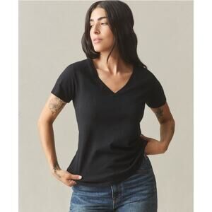 American Giant Women's Premium Slub V-Neck Tee